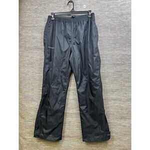 Columbia Titanium Snowboarding Ski Pants Men Size L Black High-Rise Drawstring